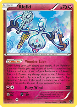 Klefki, Steam Siege #80, Pokémon TCG card