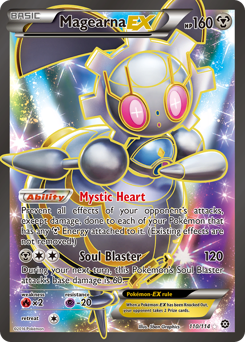 Magearna-EX, Steam Siege #110, Pokémon TCG card