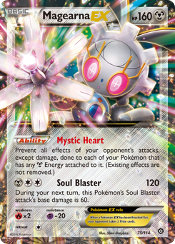 Magearna-EX, Steam Siege #75, Pokémon TCG card