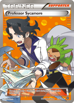 Professor Sycamore, Steam Siege #114, Pokémon TCG card