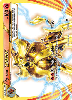 Pyroar BREAK, Steam Siege #24, Pokémon TCG card