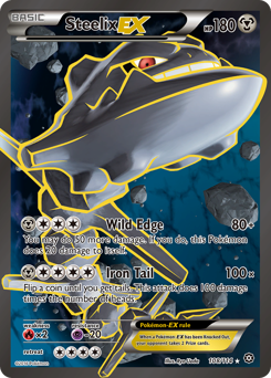 Steelix-EX, Steam Siege #108, Pokémon TCG card