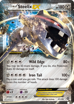 Steelix-EX, Steam Siege #67, Pokémon TCG card