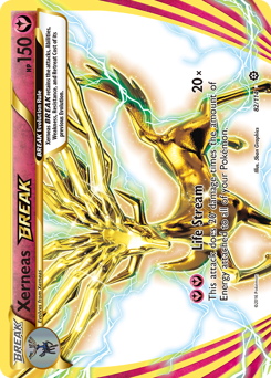 Xerneas BREAK, Steam Siege #82, Pokémon TCG card