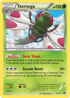 Yanmega, Steam Siege #7, Pokémon TCG card