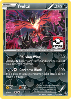Yveltal, Steam Siege #65, Pokémon TCG card