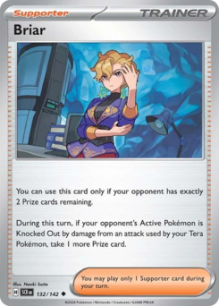 Briar, Stellar Crown #132, Pokémon TCG card