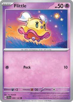 Flittle, Stellar Crown #68, Pokémon TCG card