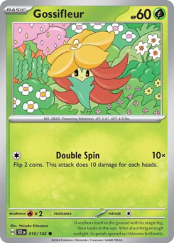 Gossifleur, Stellar Crown #10, Pokémon TCG card