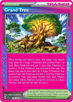 Grand Tree, Stellar Crown #136, Pokémon TCG card
