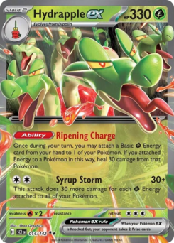 Hydrapple ex, Stellar Crown #14, Pokémon TCG card