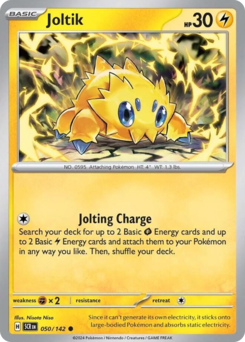 Joltik, Stellar Crown #50, Pokémon TCG card