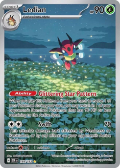 Ledian, Stellar Crown #144, Pokémon TCG card
