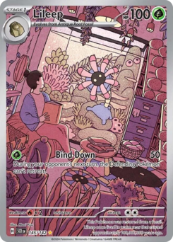 Lileep, Stellar Crown #145, Pokémon TCG card