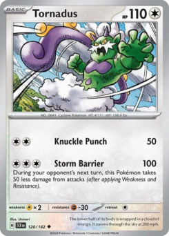 Tornadus, Stellar Crown #120, Pokémon TCG card