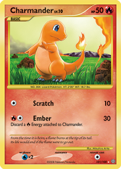 Charmander, Stormfront #101, Pokémon TCG card