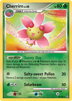 Cherrim, Stormfront #14, Pokémon TCG card
