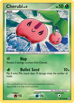 Cherubi, Stormfront #56, Pokémon TCG card
