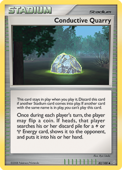 Conductive Quarry, Stormfront #82, Pokémon TCG card