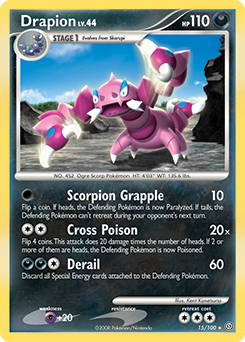 Drapion, Stormfront #15, Pokémon TCG card
