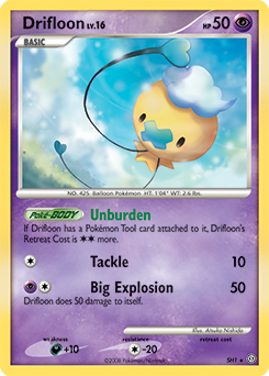 Drifloon, Stormfront #SH1, Pokémon TCG card