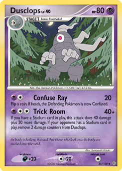 Dusclops, Stormfront #35, Pokémon TCG card