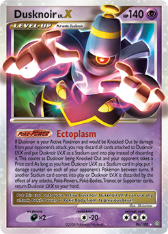 Dusknoir LV.X, Stormfront #96, Pokémon TCG card
