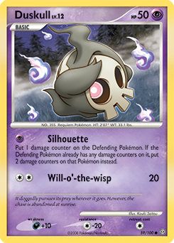 Duskull, Stormfront #59, Pokémon TCG card