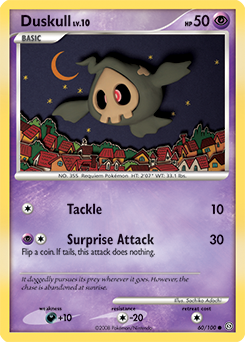 Duskull, Stormfront #60, Pokémon TCG card