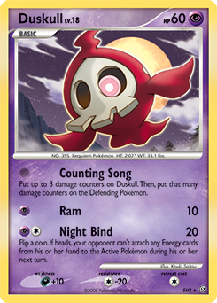 Duskull, Stormfront #SH2, Pokémon TCG card
