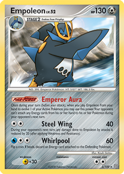 Empoleon, Stormfront #2, Pokémon TCG card