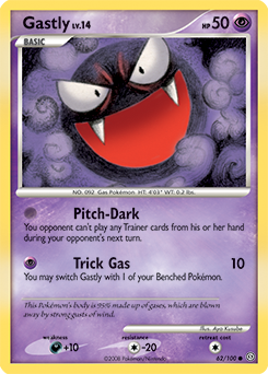 Gastly, Stormfront #62, Pokémon TCG card