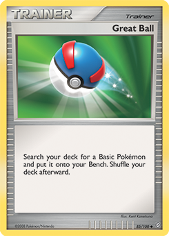 Great Ball, Stormfront #85, Pokémon TCG card
