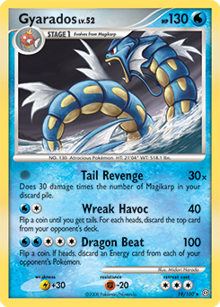 Gyarados, Stormfront #19, Pokémon TCG card