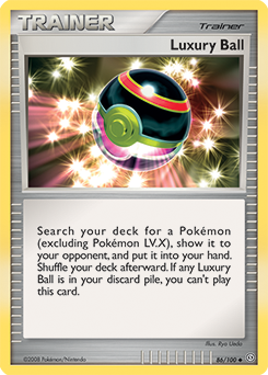 Luxury Ball, Stormfront #86, Pokémon TCG card