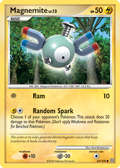 Magnemite, Stormfront #67, Pokémon TCG card
