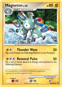 Magneton, Stormfront #43, Pokémon TCG card