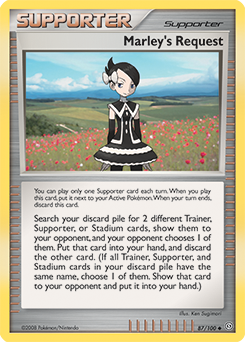 Marley's Request, Stormfront #87, Pokémon TCG card