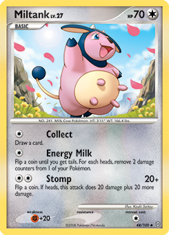 Miltank, Stormfront #44, Pokémon TCG card