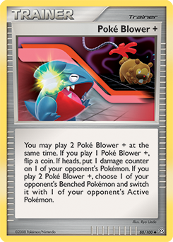 Poké Blower +, Stormfront #88, Pokémon TCG card