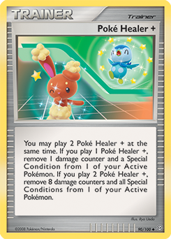 Poké Healer +, Stormfront #90, Pokémon TCG card