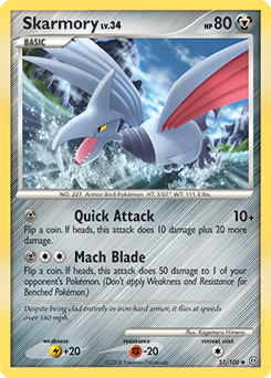Skarmory, Stormfront #51, Pokémon TCG card