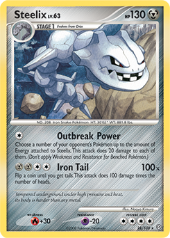 Steelix, Stormfront #28, Pokémon TCG card