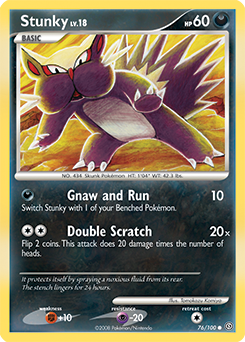Stunky, Stormfront #76, Pokémon TCG card