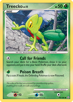 Treecko, Stormfront #79, Pokémon TCG card
