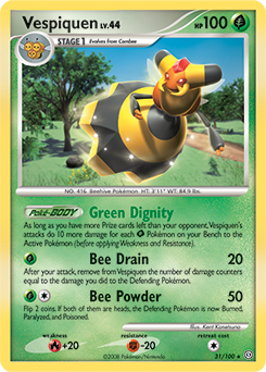 Vespiquen, Stormfront #31, Pokémon TCG card
