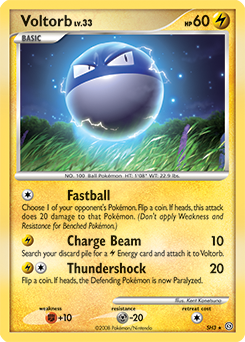 Voltorb, Stormfront #SH3, Pokémon TCG card