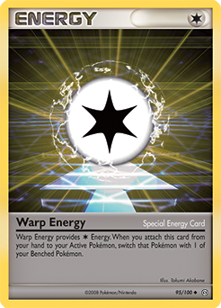 Warp Energy, Stormfront #95, Pokémon TCG card