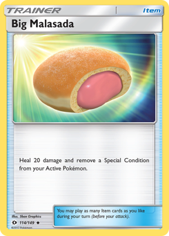 Big Malasada, Sun & Moon #114, Pokémon TCG card
