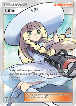Lillie, Sun & Moon #147, Pokémon TCG card